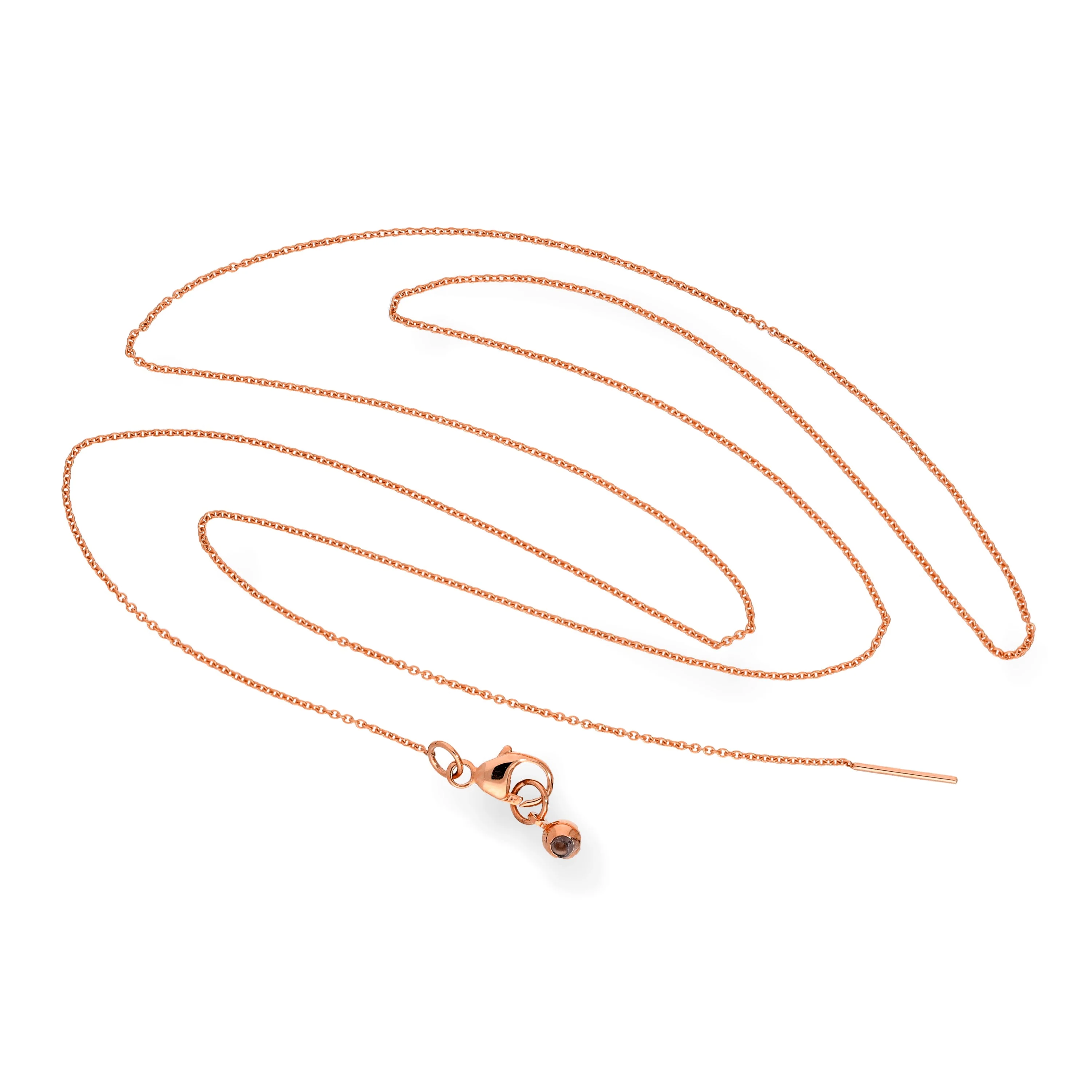 9ct Rose Gold Adjustable Choker to 17.5 Inch Fine Necklace - Image 5