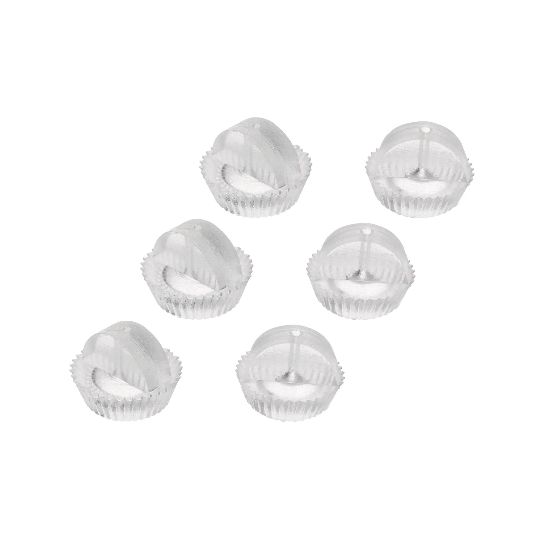 Silicone Stud Earring Backs Pair - 3 Pack - Image 5