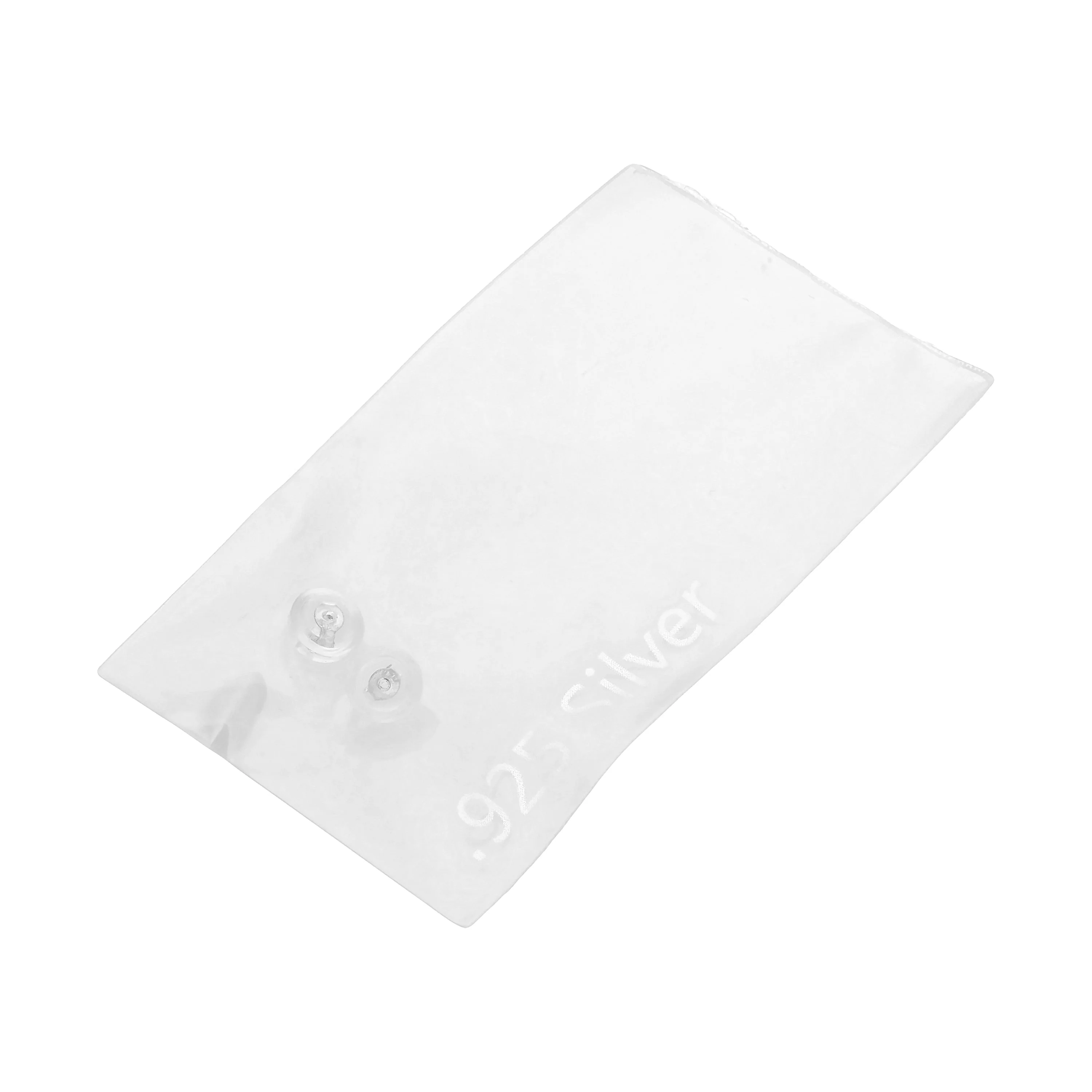 Sterling Silver Silicone Earring Backs Pair - Image 4